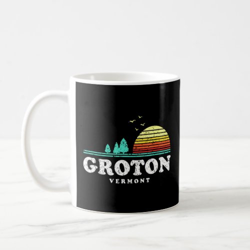 Evergreen Sunset Groton Forest Vermont Woods Campi Coffee Mug