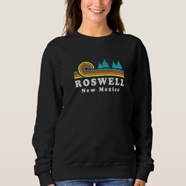 Evergreen Sunset Roswell Forest New Mexico Woods 1 Sweatshirt (Front)