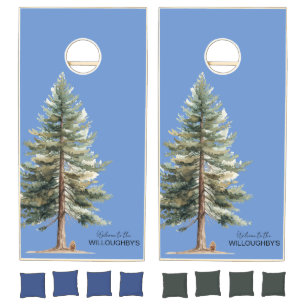 Evergreen Tree Cornhole Backyard Game