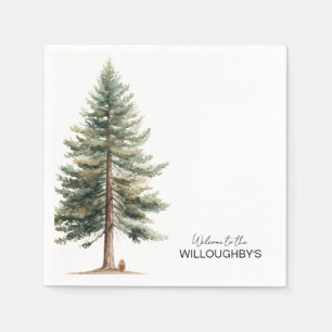 Evergreen Tree Party Napkins