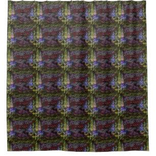 Evergreen Trees Shower Curtain