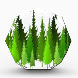 EVERGREEN WAYS ACRYLIC AWARD<br><div class="desc">forest,  redwood tree</div>