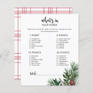 Evergreen Whats in your purse game