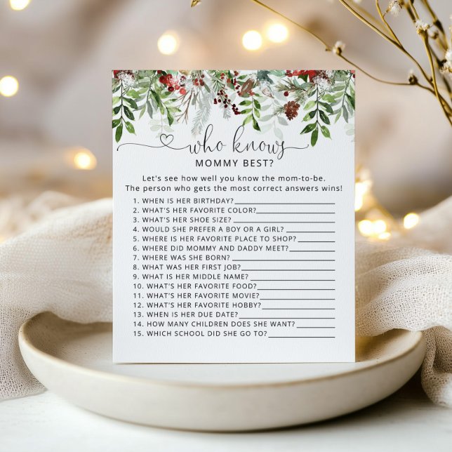 Evergreen Who knows mommy best game (Creator Uploaded)