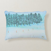 Evergreens and Snow