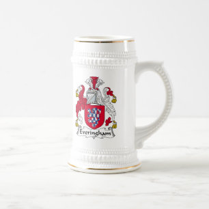 Everingham Family Crest Beer Stein