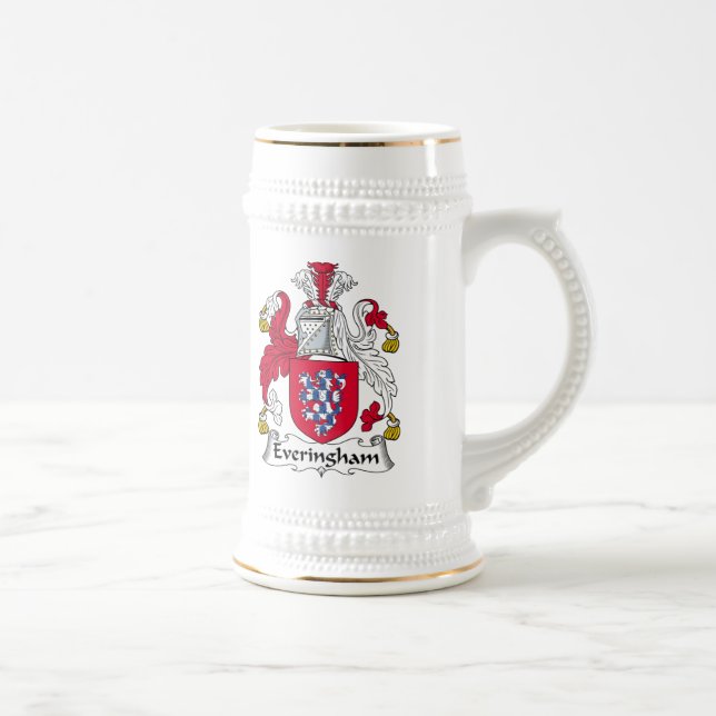 Everingham Family Crest Beer Stein (Right)
