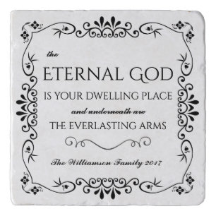 Everlasting Arms of the Lord Bible Verse Trivet