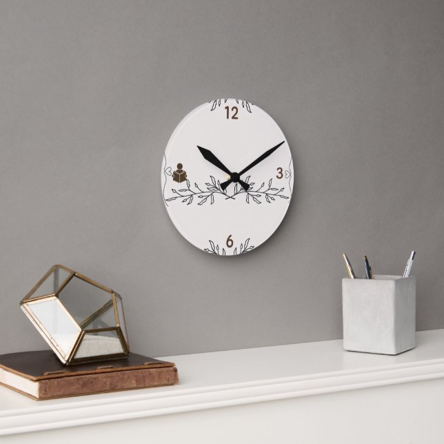 Everlasting Chapters Vintage Wall Clock (Office)