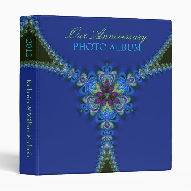 Everlasting Connection Fractal Lace Album Binder (Front/Spine)