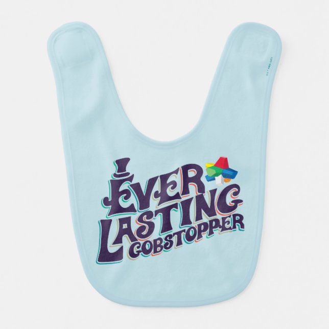 Everlasting Gobstopper Graphic Baby Bib (Front)