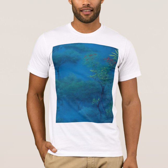Everlasting Lake in the Cedar Forest T-Shirt (Front)