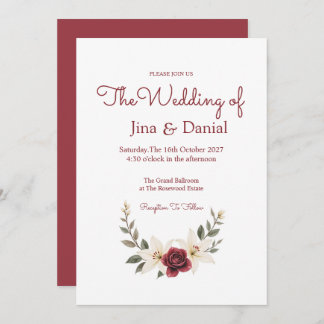 Everlasting Love Invitation