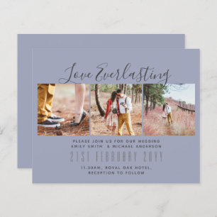 Everlasting Love PHOTO COLLAGE Wedding Event Invit
