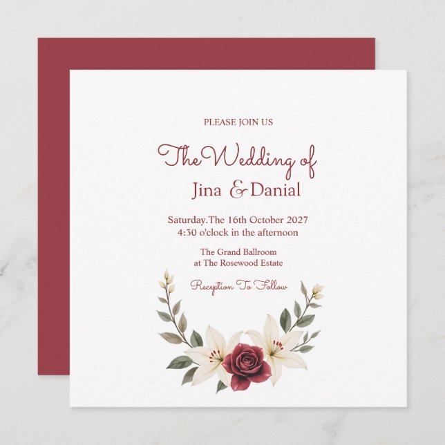 Everlasting Love Save The Date (Front/Back)