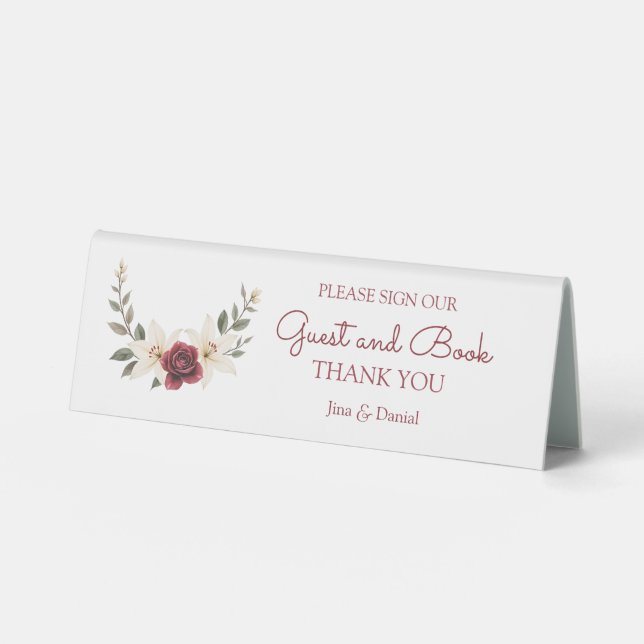 Everlasting Love Table Tent (Front)