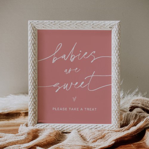 EVERLEIGH Babies Are Sweet Baby Shower Sign