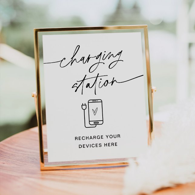 EVERLEIGH Charging Station Wedding Sign (Creator Uploaded)