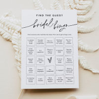 EVERLEIGH Find the Guest Bridal Shower Bingo Game 