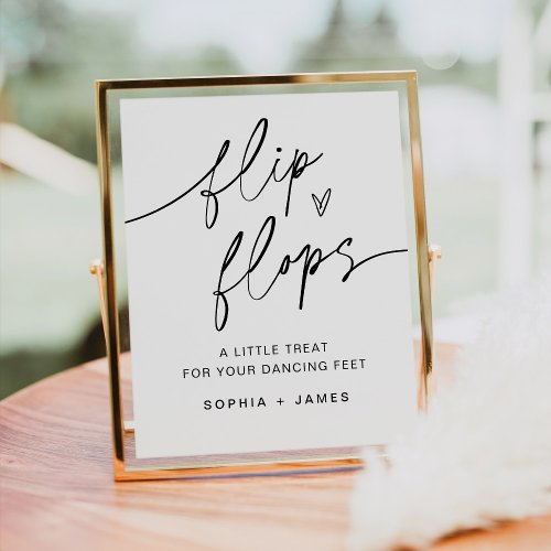 EVERLEIGH Flip Flops Wedding Sign