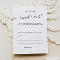 EVERLEIGH Guess the Sweet Mess Game Card