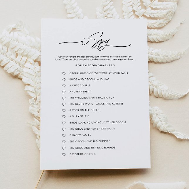 EVERLEIGH I Spy Wedding Game Card (Creator Uploaded)