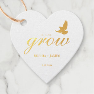 EVERLEIGH Let Love Grow Plant Favor Tag