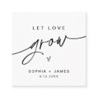 EVERLEIGH Let Love Grow Wedding Plant Favor Card