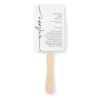 EVERLEIGH Minimalist Wedding Program (set of 10)