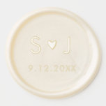 EVERLEIGH Minimalist Wedding  Wax Seal Sticker<br><div class="desc">Everleigh Collection - a stunning and minimalist collection that features a modern calligraphy font that is both chic and stylish. This collection offers a timeless and elegant design that is perfect for any event, from weddings to baby showers and everything in between. Embrace the elegance and sophistication of the Everleigh...</div>