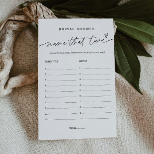 EVERLEIGH Name That Tune Bridal Shower Game
