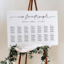 EVERLEIGH Our Favorite People Seating Chart 18x24 Foam Board