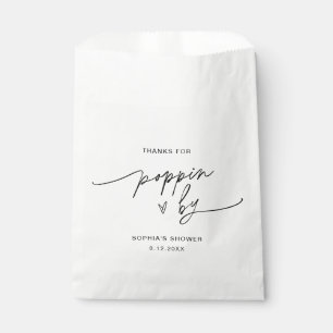 EVERLEIGH Popcorn Favor Thanks for Poppin By Bag