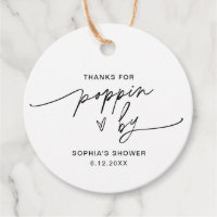 EVERLEIGH Popcorn Favor Thanks for Poppin By