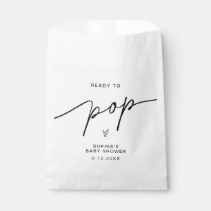 EVERLEIGH Ready To Pop Popcorn Baby Shower Favor Bag