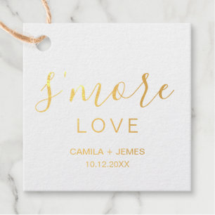 EVERLEIGH S'more Love Favor Foil Favor Tags