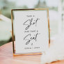 EVERLEIGH Take A Shot And Take A Seat Wedding Sign