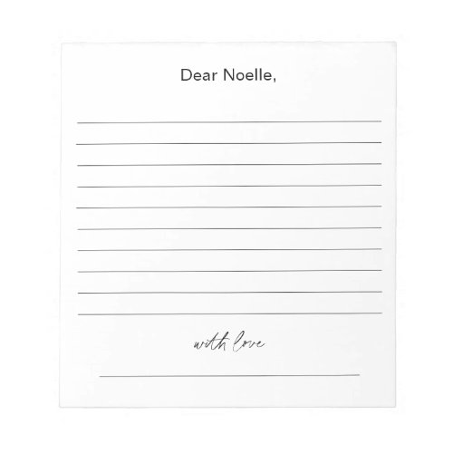EVERLEIGH Time Capsule Baby Shower Notepad
