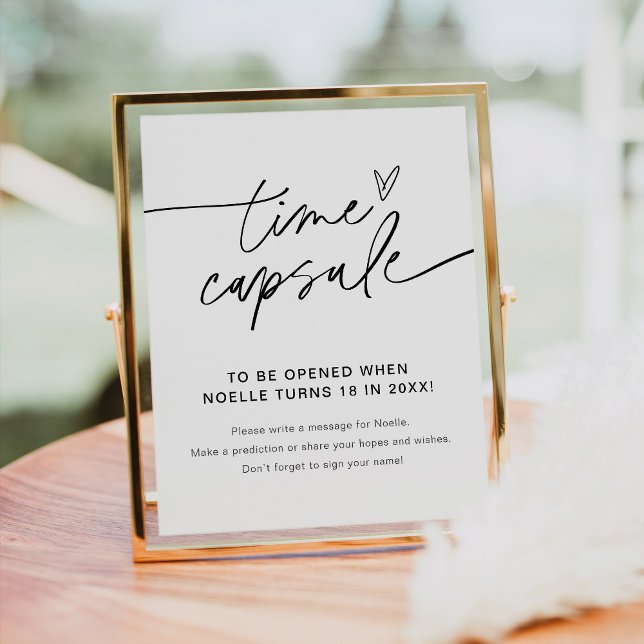 EVERLEIGH Time Capsule Baby Shower Sign (Creator Uploaded)