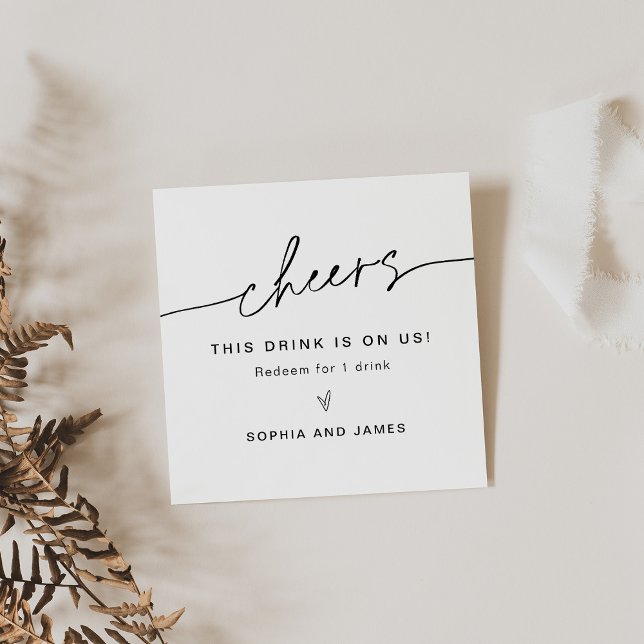 EVERLEIGH Wedding Free Drink Card (Creator Uploaded)