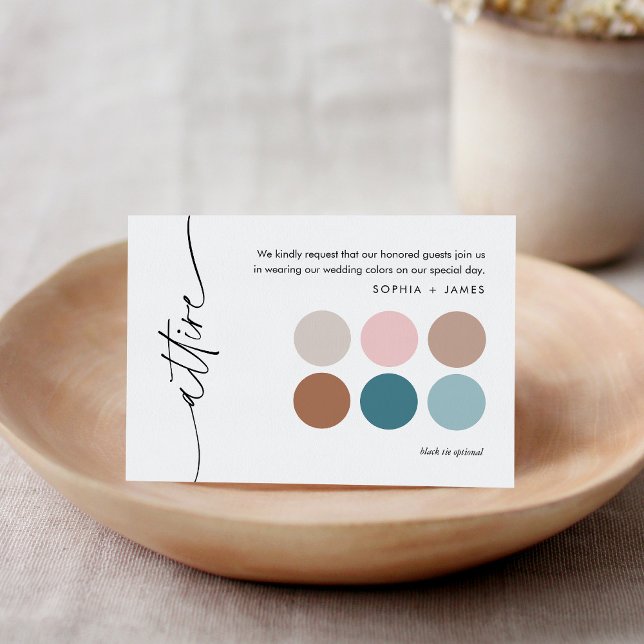 EVERLEIGH Wedding Guest Attire Enclosure Card (Creator Uploaded)