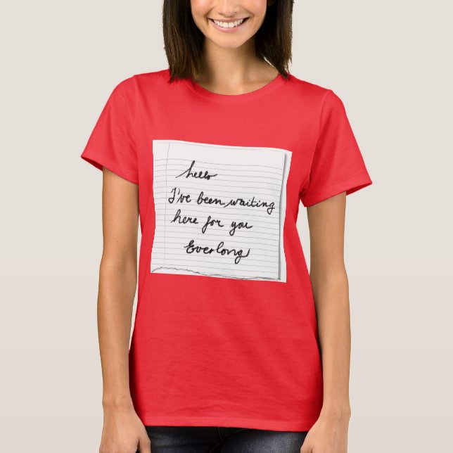 Everlong t-shirt red l (Front)