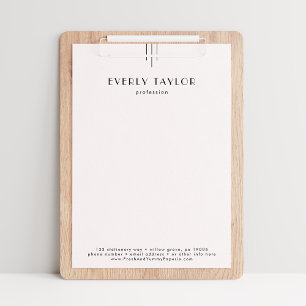 EVERLY Art Deco Business Professional Company Letterhead