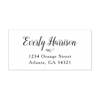 Everly Script Self-inking Stamp