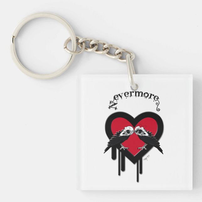 Evermore (Black Lettering) Keychain (Front)