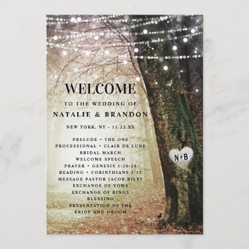 Evermore  Enchanted Fairy Forest Amber Ceremony Program