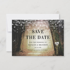Evermore | Enchanted Fairy Forest | Amber Wedding Save The Date