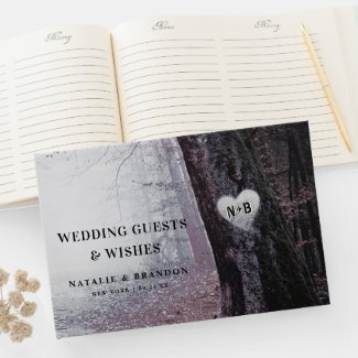Evermore | Enchanted Fairy Forest | Mauve Wedding Guest Book