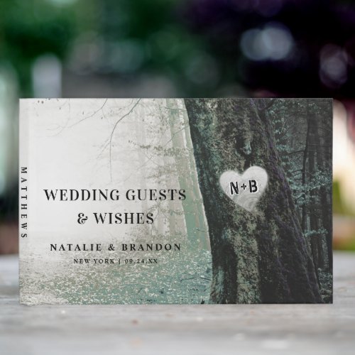 Evermore  Enchanted Fairy Forest  Moss Wedding Guest Book