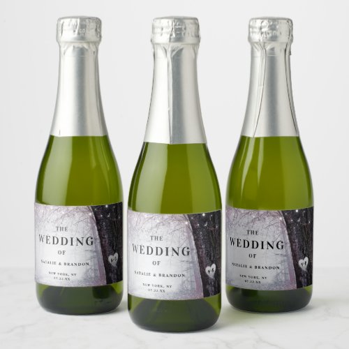 Evermore  Enchanted Fairy Forest Wedding Welcome Sparkling Wine Label